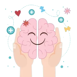 Ilustracion sobre bienestar emocional y salud mental